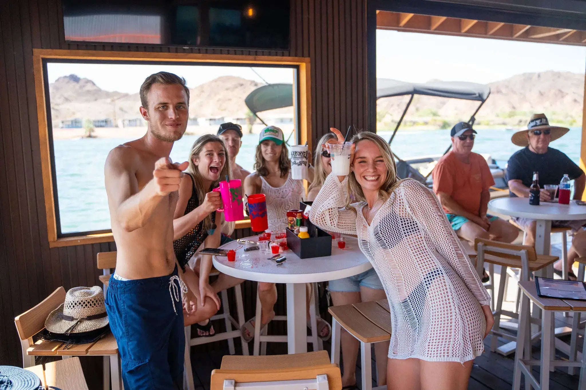 Dock Party Bikini Board Shorts