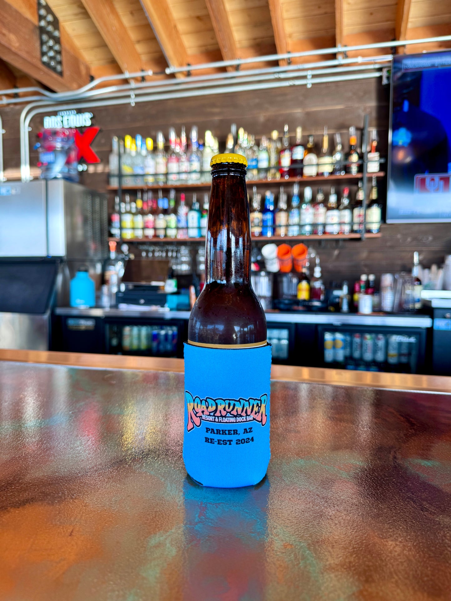 Roadrunner Koozie