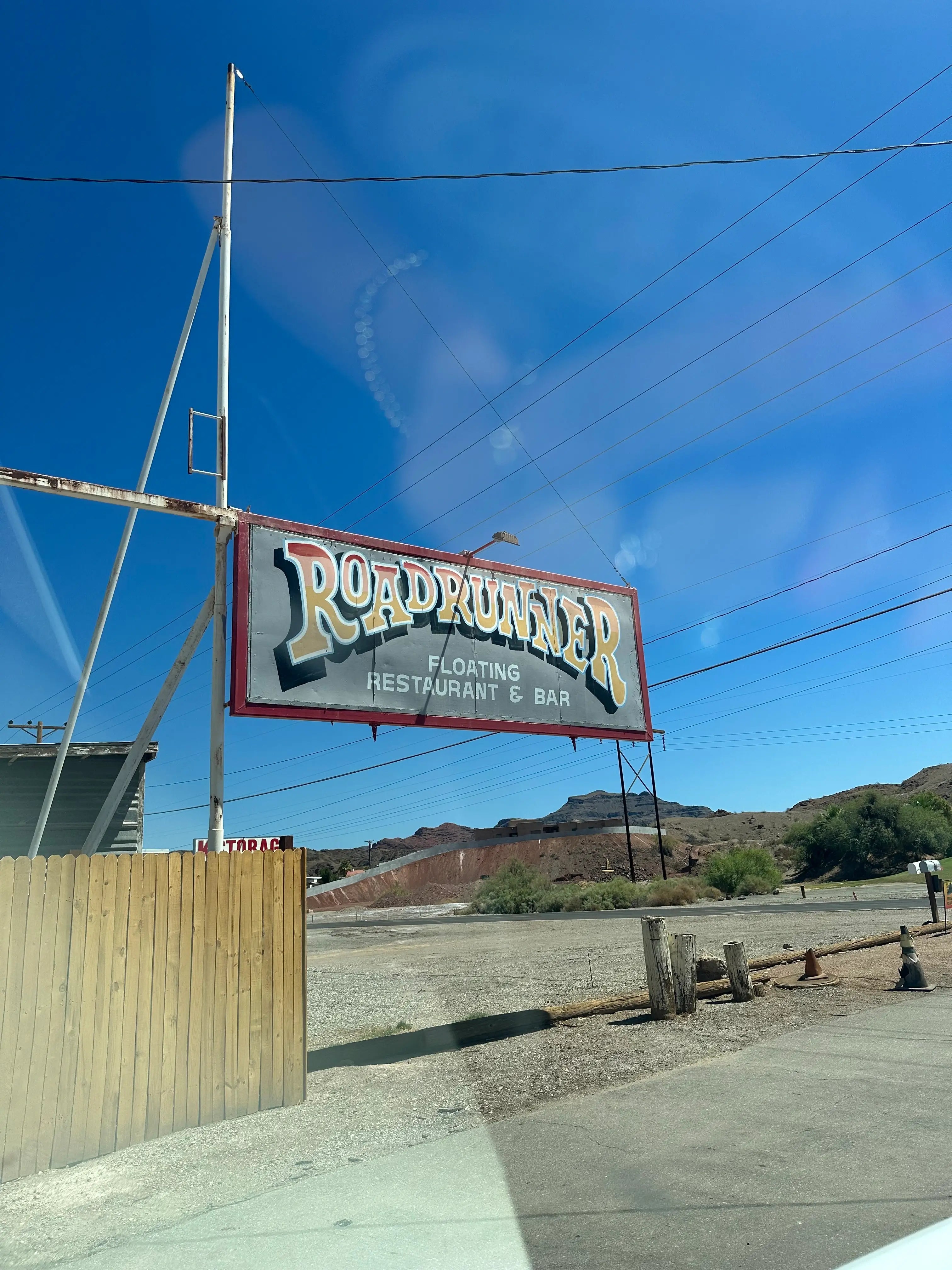 Roadrunner Resort Sign