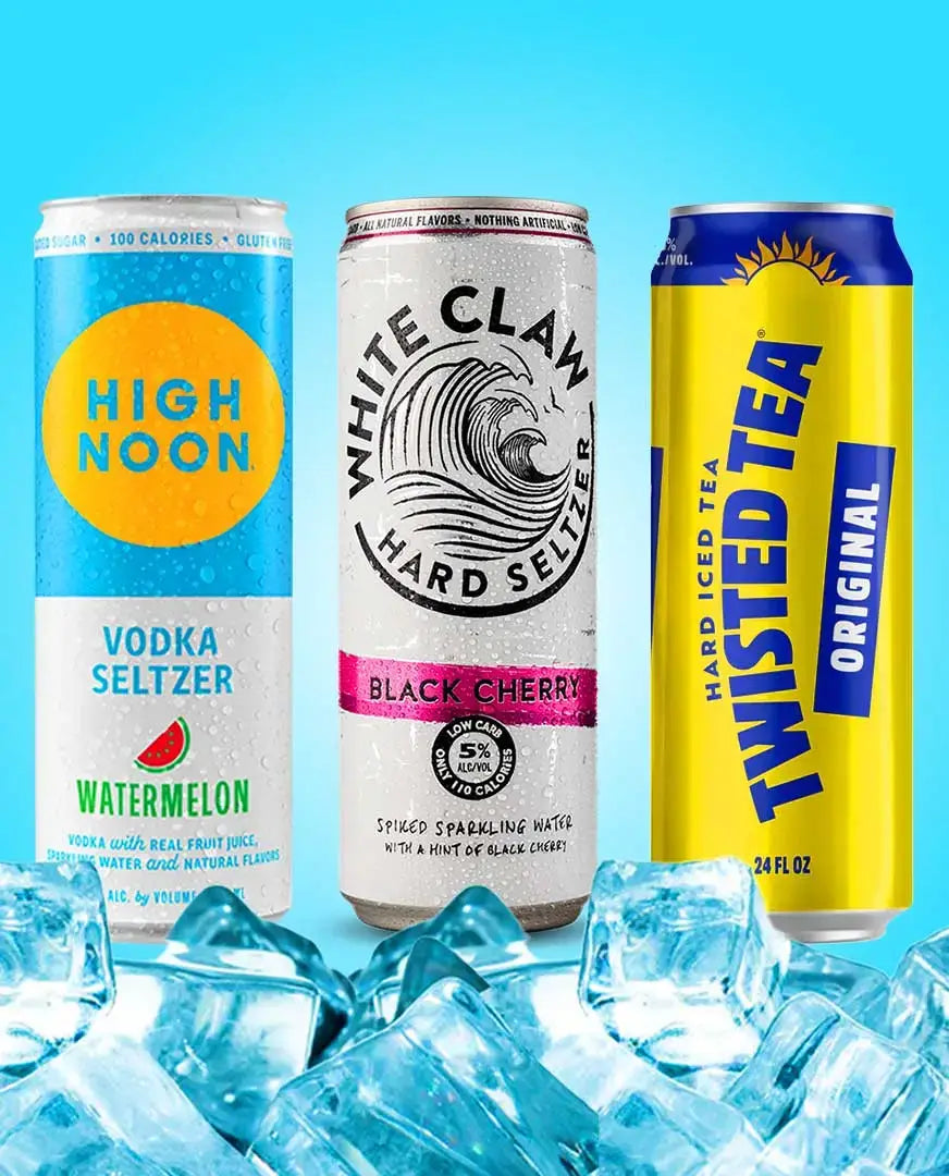 Twisted Tea White Claw High Noon